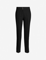 Thumbnail for your product : Me And Em Transformer contrast-button cotton trousers
