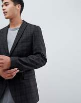 Thumbnail for your product : Selected Slim Wool Mix Blazer In Check