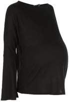 Thumbnail for your product : boohoo Maternity Flare Sleeve Ribbed Jumper