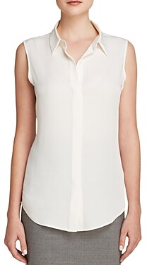 Theory Tanelis Silk Georgette Top