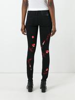 Thumbnail for your product : Philipp Plein embroidered skinny jeans