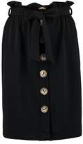 Thumbnail for your product : boohoo Tall Paperbag Waist Horn Button Through Midi Skirt