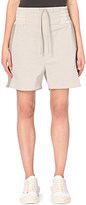 Thumbnail for your product : Rick Owens Drop-crotch cotton shorts