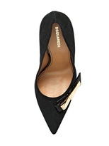 Thumbnail for your product : DSquared 1090 110mm Suede Bow Pumps