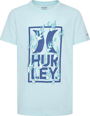 Hurley Big Kid Boys Crew Neck Short Sleeve Regular Fit Graphic T-Shirt