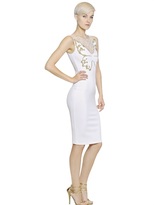 Thumbnail for your product : Blumarine Embroidered Compact Viscose Dress