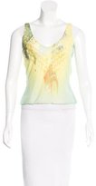 Thumbnail for your product : Roberto Cavalli Abstract Print Sleeveless Top