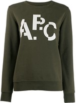 Thumbnail for your product : A.P.C. Distorted Logo Jumper