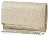 Thumbnail for your product : Next Gold Glimmer Bar Clutch Bag