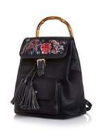 Thumbnail for your product : Yumi Embroidered Tassel Detail Rucksack