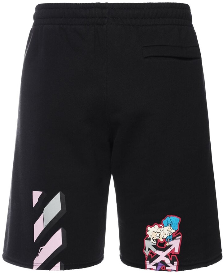 Off-White Black Men's Shorts | Shop the world's largest collection 
