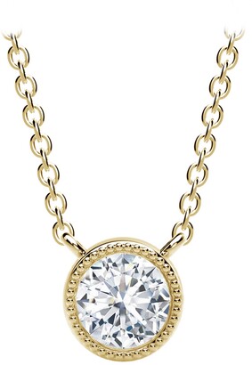 De Beers Forevermark Forevermark Tribute Collection Diamond (1/3 ct. t.w.) Necklace in 18k Yellow, White and Rose Gold