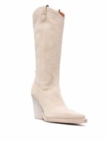 Thumbnail for your product : Paris Texas pointed-toe suede Western boots