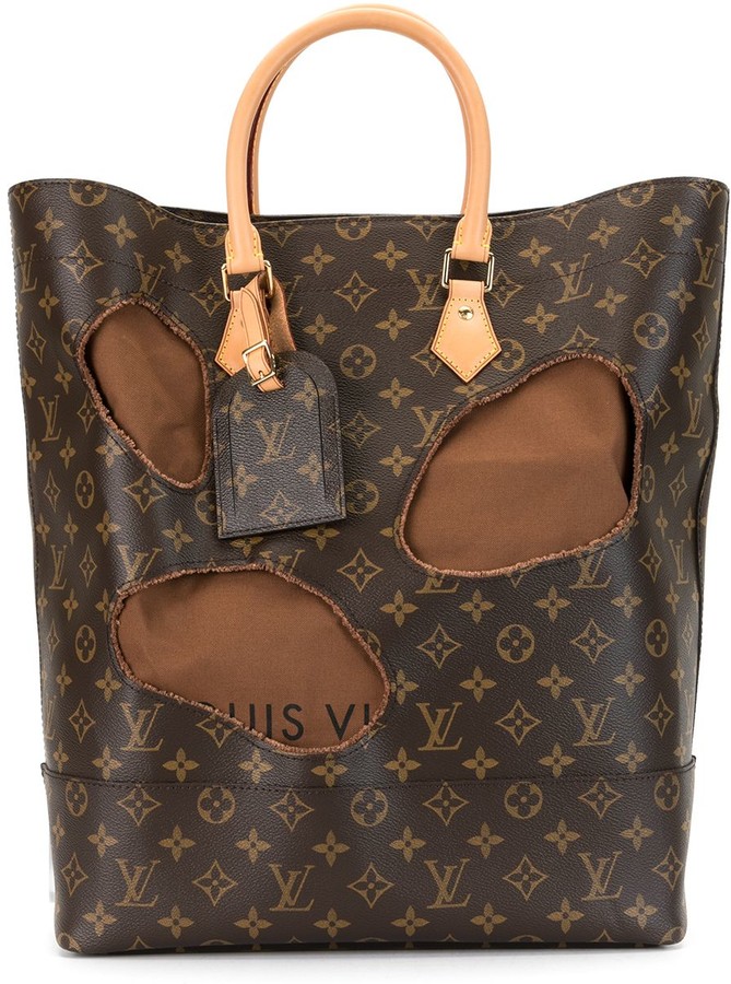 Louis Vuitton x Comme Des Garçons 2014 pre-owned Halls tote bag - ShopStyle