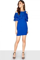 Thumbnail for your product : Girls On Film Cobalt Frill Bodycon