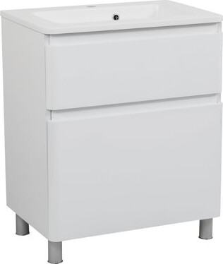 Lole 23.4 Single Bathroom Vanity with Ceramic, Acrylic Top