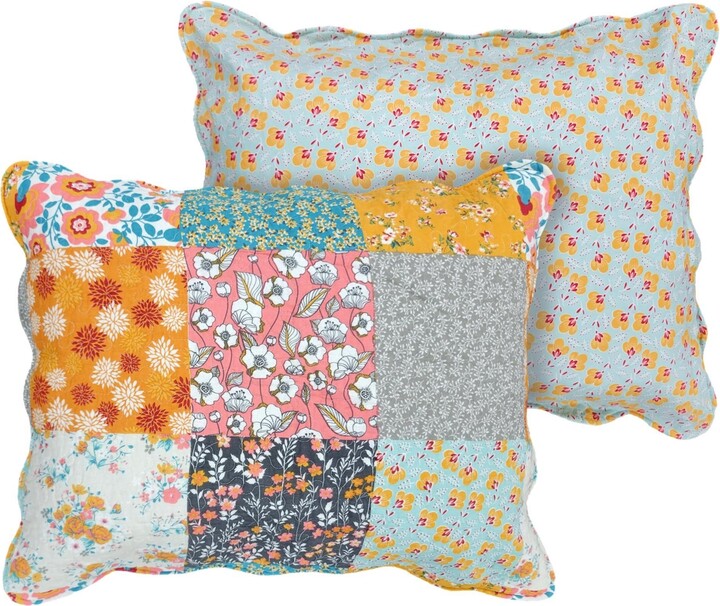 Greenland Home Fashions Carlie Calico Sham, King