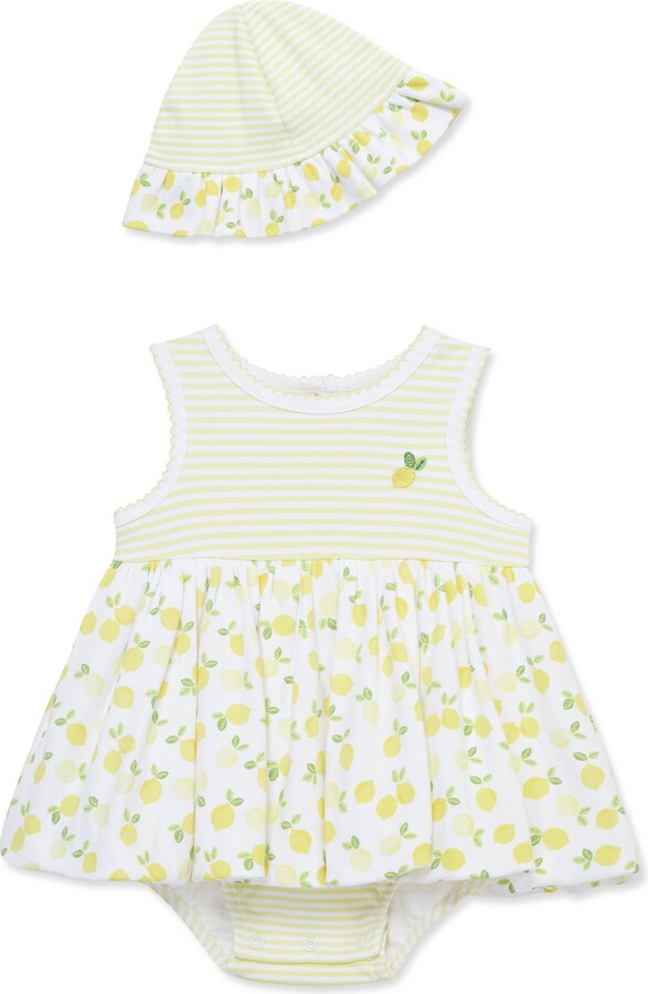 Lemons Skirted Bodysuit & Hat Set
