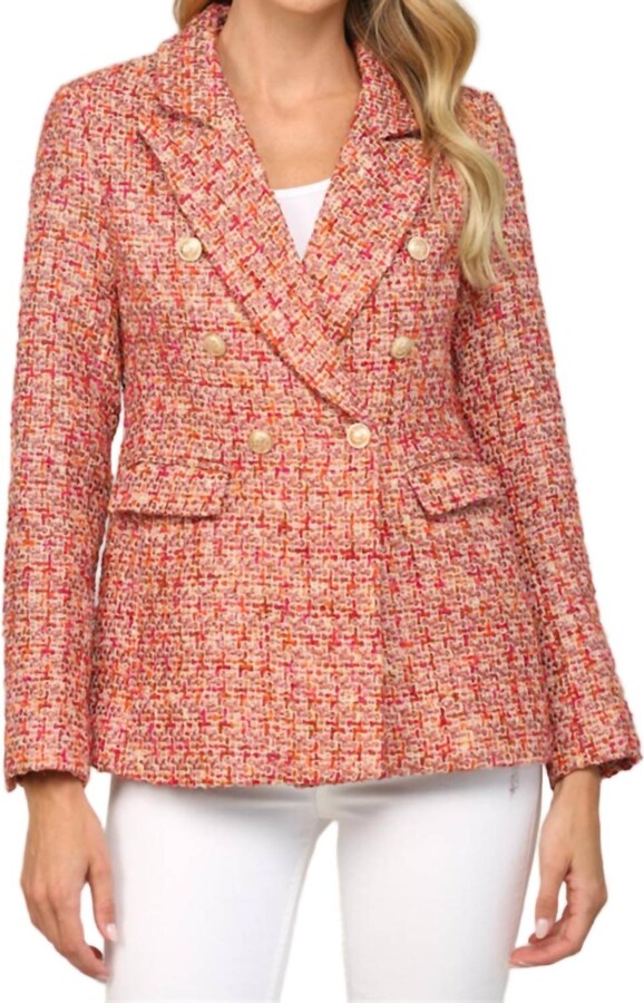 Fate Rodeo Drive Blazer In Pink