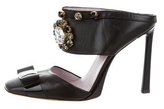 Thumbnail for your product : Viktor & Rolf Leather Embellished Mules