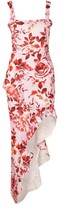 Thumbnail for your product : boohoo Floral Print Square Neck Ruffle Maxi Dress