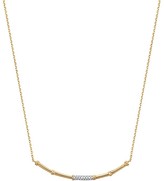 Thumbnail for your product : John Hardy Bamboo 18K Yellow Gold Diamond Pavé Slim Necklace with Diamonds, 16"