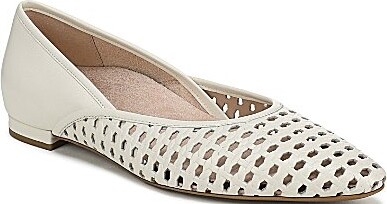 Vionic Gracia Woven Leather Slip On Flats