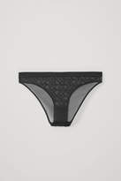 Thumbnail for your product : COS Sheer Lace Knickers