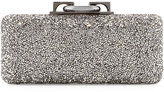 Thumbnail for your product : Diane von Furstenberg Sutra-Clasp Crystal Minaudiere Bag, Pewter