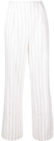 Thumbnail for your product : Patrizia Pepe Striped Wide-Leg Trousers