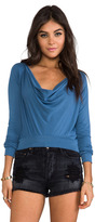 Thumbnail for your product : Blue Life Cropped Cowl Hoodie