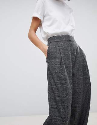 MANGO Check Tailored Suit Trousers