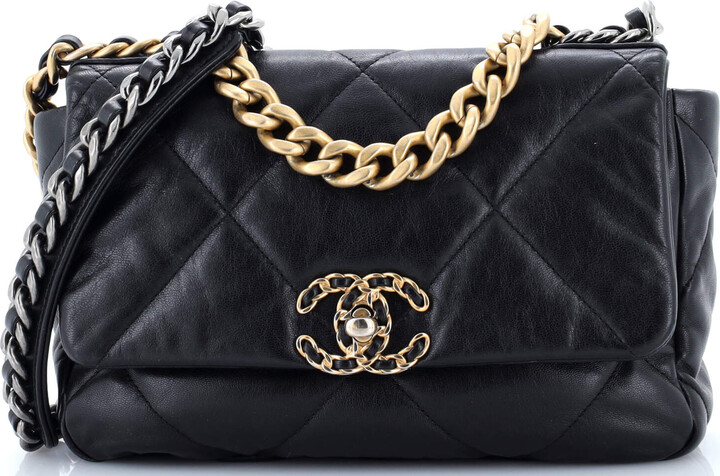 Chanel 19 Flap Bag Quilted Leather Medium