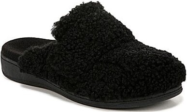 Vionic Gemma Faux Shearling Mule Slippers