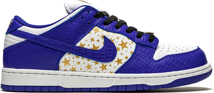 Nike x Supreme SB Dunk Low "Stars/Hyper Blue" sneakers