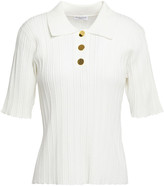 Thumbnail for your product : Claudie Pierlot Pointelle-knit Polo Shirt
