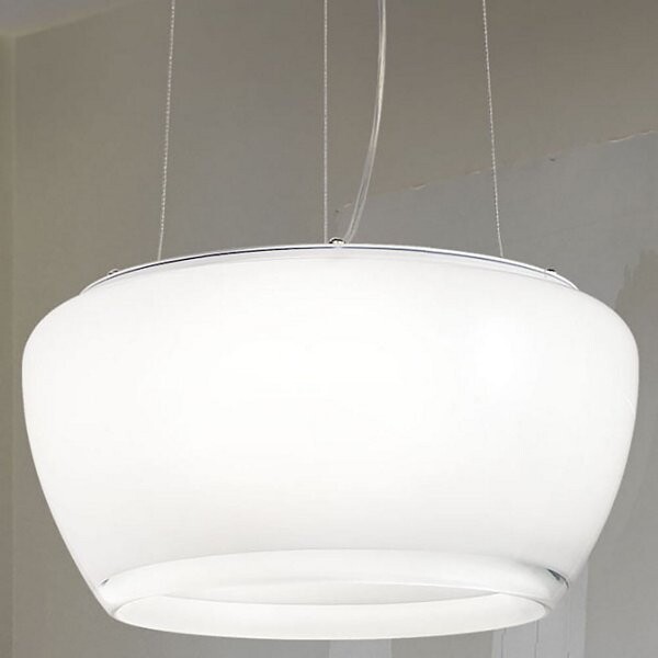 Vistosi Implode 50 Pendant Light in White Size: 3 light