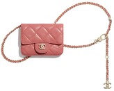 Chanel Lambskin & Gold-Tone Metal Coral Classic Belt Bag
