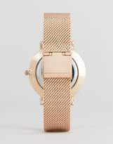 Thumbnail for your product : Reclaimed Vintage Inspired Bloom Mesh Watch In Rose Gold 36mm Exclusive To Asos