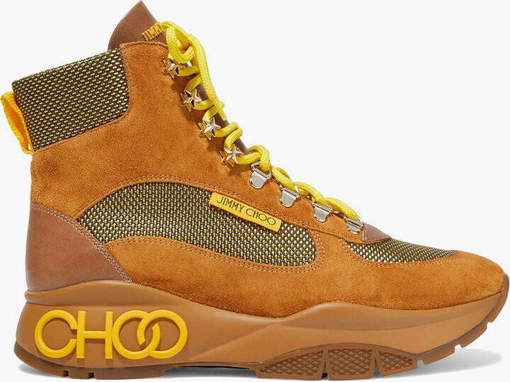 jimmy choo inca f suede & mesh bootie