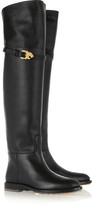 Thumbnail for your product : Valentino Animalia leather over-the-knee boots