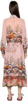Thumbnail for your product : Stella Jean Printed Pleated Techno Georgette Dress