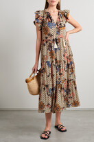 Thumbnail for your product : Ulla Johnson Arinella Printed Cotton-blend Voile Coverup - White