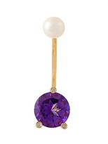 Thumbnail for your product : Delfina Delettrez 'Magic triangle piercing' diamond earring