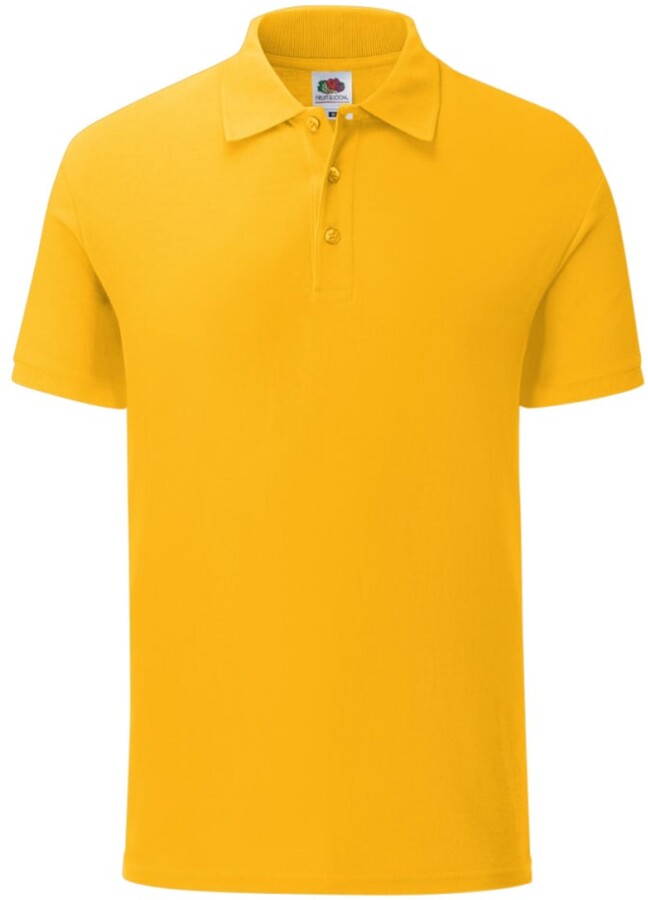 Fruit of the Loom Mens Iconic Polo Shirt (Sunflower Yellow) - ShopStyle