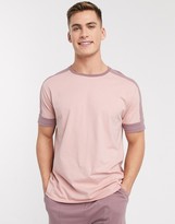 Thumbnail for your product : ASOS DESIGN lounge t-shirt and short pyjama set in pink