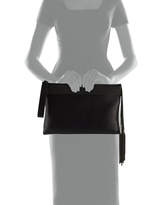 Thumbnail for your product : Brunello Cucinelli Monili Fringe Wristlet Clutch Bag, Black
