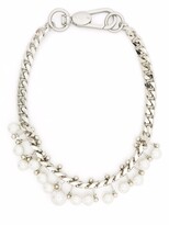 Thumbnail for your product : No.21 Faux-Pearl Curb Chain Necklace