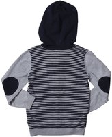 Thumbnail for your product : Petit Lem Space Boy Striped Hoodie (Toddler/Kid) - Gray-2/3