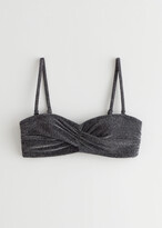 Thumbnail for your product : And other stories Glitter Bandeau Bikini Top
